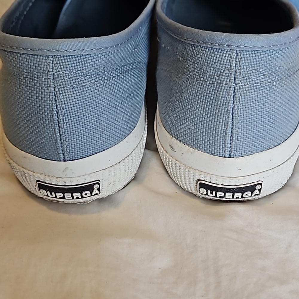 Superga Light Blue Sneakers Women's Size 9.5 - Picture 2 of 7